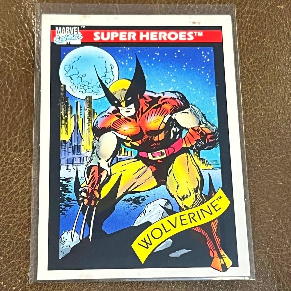 1990 Impel Marvel Comics Grail Super Heroes Series 1 Card - Key Wolverine #10